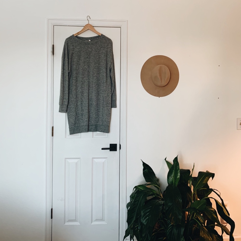 Gray Sweater Dress